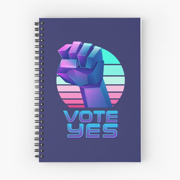 Item preview, vote yes futuristic cyberpunk designed and sold by NiamLab.