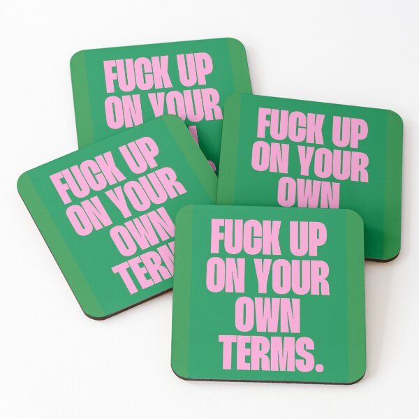 Item preview, Fuck up on your own term sassy quote designed and sold by Paigaam.