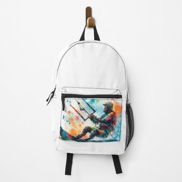 Item preview, kitesurfing in watercolor designed and sold by paulrommer.