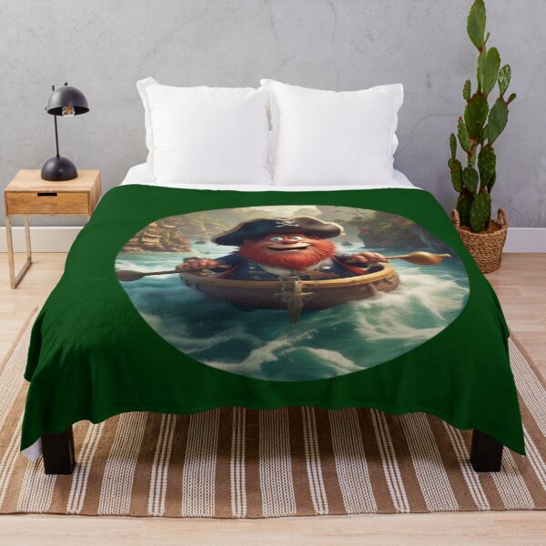 Item preview, Funny cartoon captain and little ship decor for kids designed and sold by Juliet Thomas.