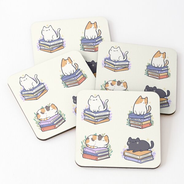 Item preview, Cats books and plants  designed and sold by Artofmayara.