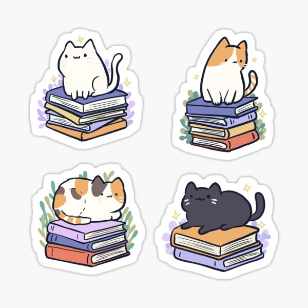 Item preview, Cats books and plants  designed and sold by Artofmayara.