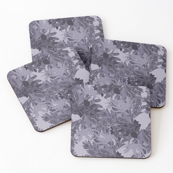 Item preview, Faded Purple Banksia Leaves - Subtle Winter Art Print, Inspired by Katoomba's Flora designed and sold by Jay Dee Dearness.