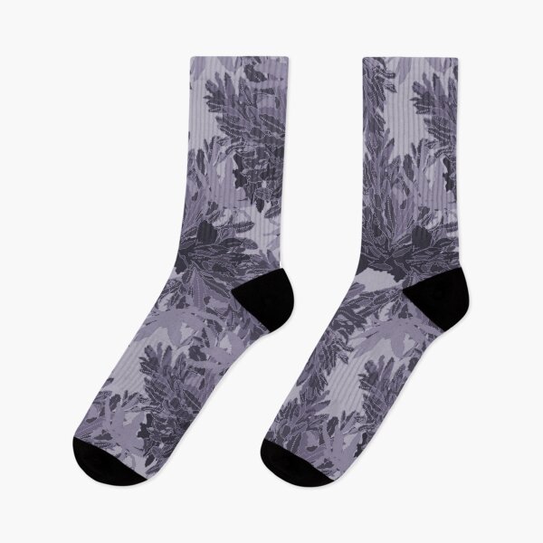 Item preview, Faded Purple Banksia Leaves - Subtle Winter Art Print, Inspired by Katoomba's Flora designed and sold by Jay Dee Dearness.