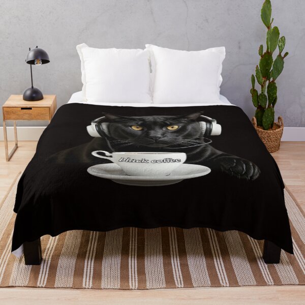 Item preview, BLACK COFFEE & BLACK CAT designed and sold by MargoGallery.