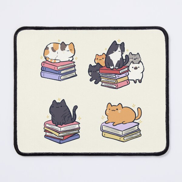Item preview, Cats books and plants illustration designed and sold by Artofmayara.