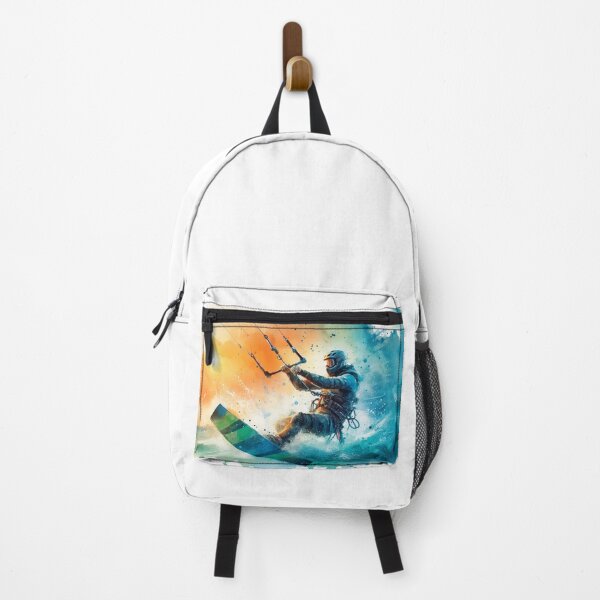 Item preview, kitesurfing in watercolor designed and sold by paulrommer.