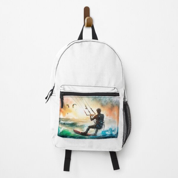 Item preview, kitesurfing in watercolor designed and sold by paulrommer.