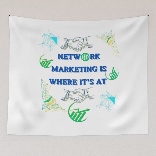 Item preview, NETWORK MARKETING IS WHERE IT'S AT  designed and sold by YourTrendyTees.