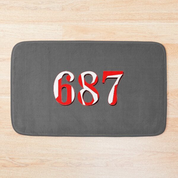 Item preview, number six hundred and eighty-seven digit 687 order sequence team member age designed and sold by 4rpixs.