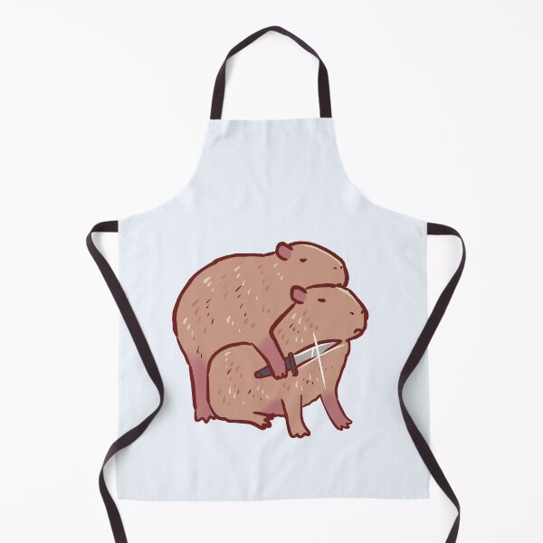 Item preview, Capybara with knife designed and sold by Artofmayara.