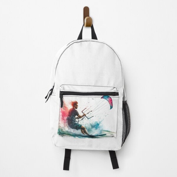 Item preview, kitesurfing in watercolor designed and sold by paulrommer.