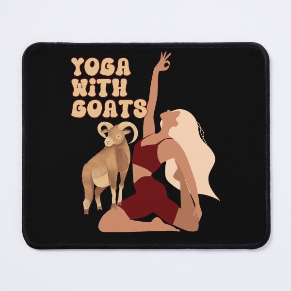 Item preview, Yoga With Goats Cute Goat Yoga Pose Yoga Lover Graphic  designed and sold by MTJ-Mushrooms.
