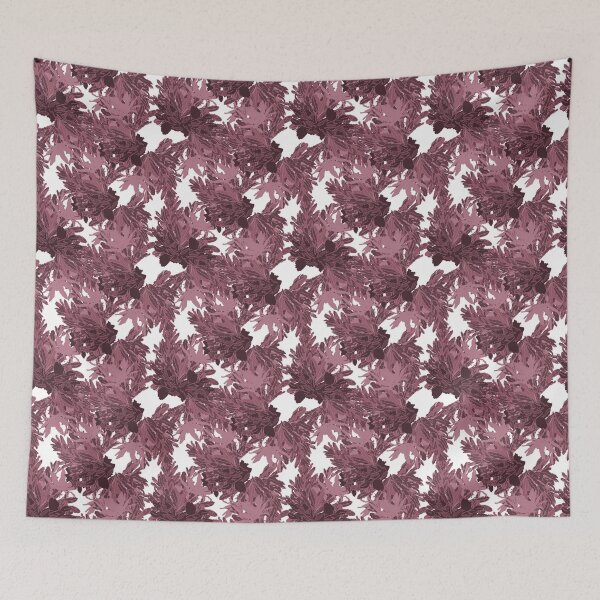 Item preview, Pink-White Banksia Leaves - Lush Australian Bush Art Print, Inspired by Winter Walks designed and sold by Jay Dee Dearness.
