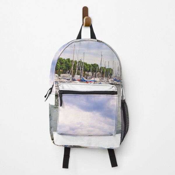 Item preview, Yachts and sailboats moored in the canal in Rimini Italy designed and sold by goceris.