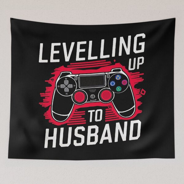 Item preview, Levelling Up To Husband designed and sold by Hairball-Pets.