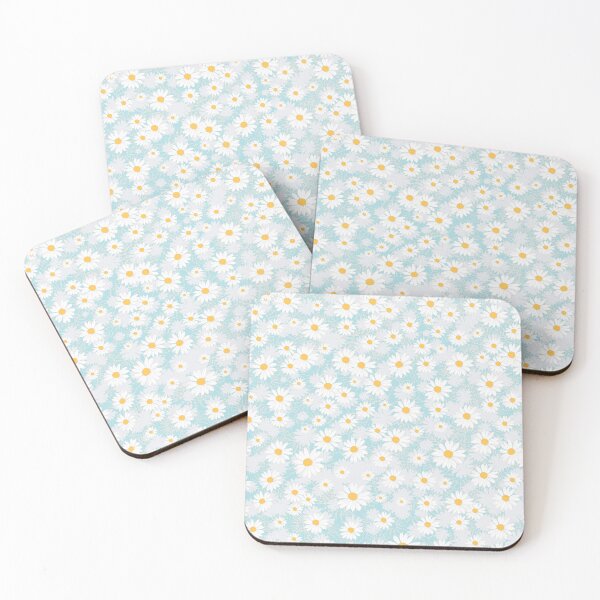 Item preview, Chamomiles on blue designed and sold by FleurDesign.