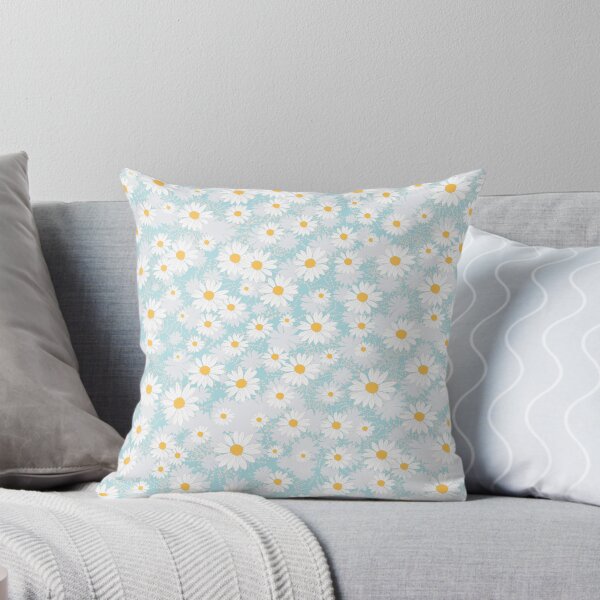 Item preview, Chamomiles on blue designed and sold by FleurDesign.
