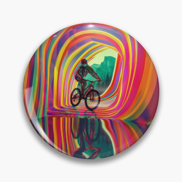 Item preview, mountain biker - MTB designed and sold by FlowersColorful.