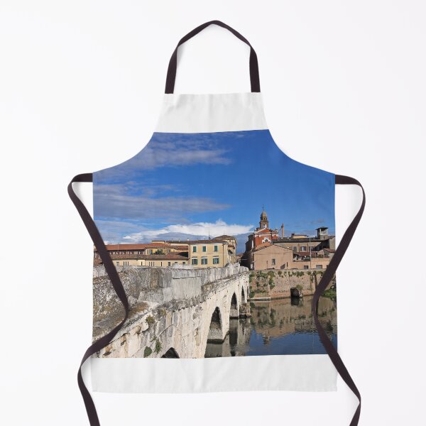 Item preview, Old town and stone Tiberius bridge in Rimini Italy designed and sold by goceris.