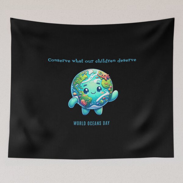 Item preview, Conserve what our children deserve - World Oceans Day designed and sold by Pflugart.
