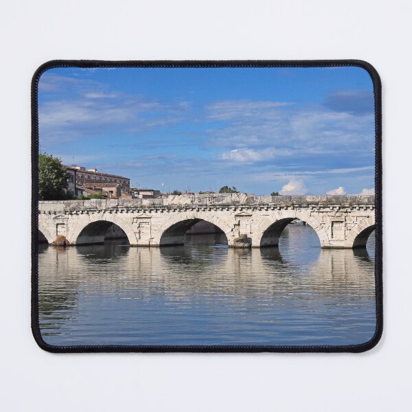 Item preview, Old stone Tiberius bridge in Rimini Italy summer season designed and sold by goceris.