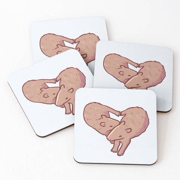 Item preview, Cute capybaras  designed and sold by Artofmayara.
