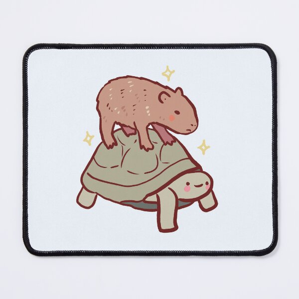 Item preview, capybara and turtle  designed and sold by Artofmayara.