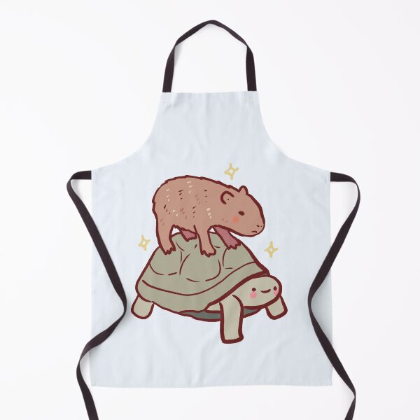 Item preview, capybara and turtle designed and sold by Artofmayara.