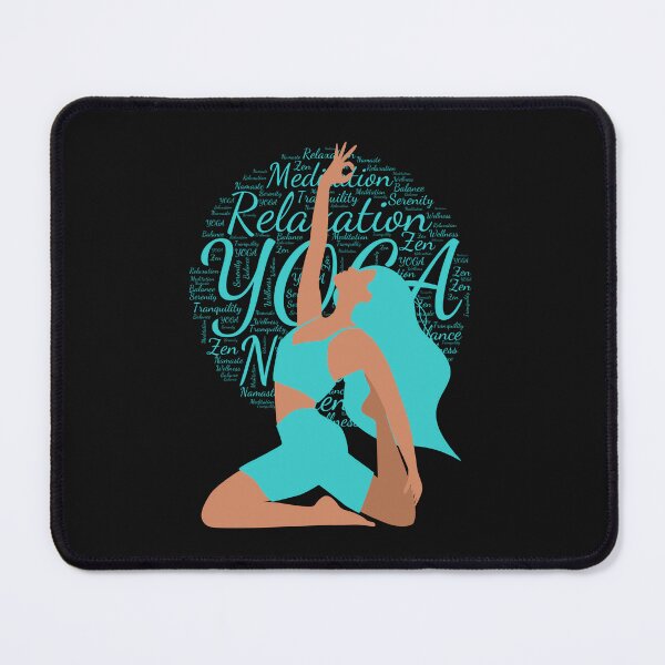 Item preview, Yoga Pose Serenity Peaceful Mindfulness Women's Wordcloud designed and sold by MTJ-Mushrooms.