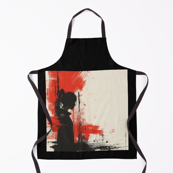 Item preview, Woman's silhouette in red chaos designed and sold by palmyst.
