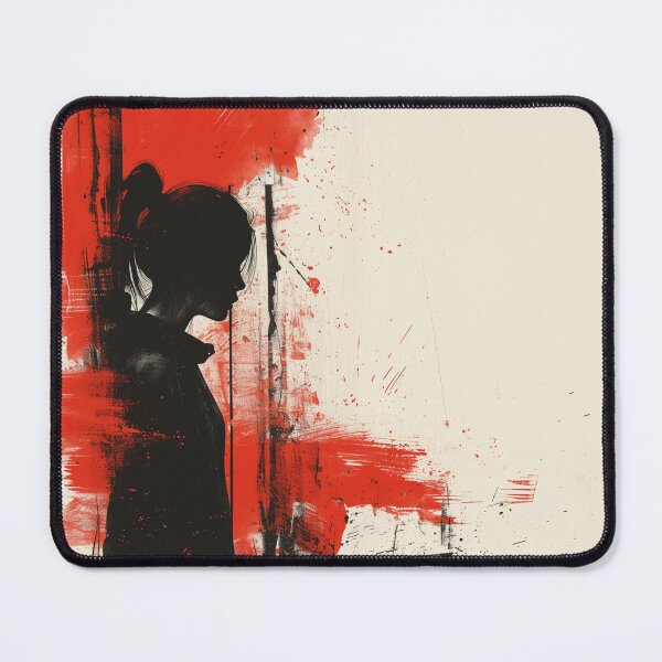 Item preview, Woman's silhouette in red chaos designed and sold by palmyst.