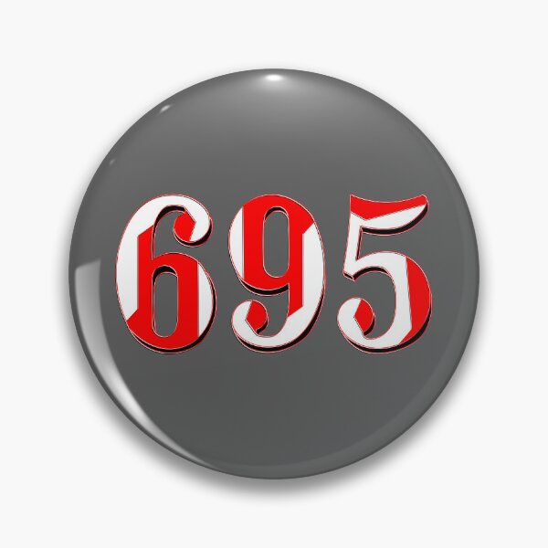 Item preview, number six hundred and ninety-five digit 695 order sequence team member age designed and sold by 4rpixs.