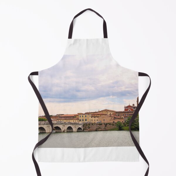 Item preview, Tiberius bridge and old town buildings cityscape in Rimini Italy designed and sold by goceris.