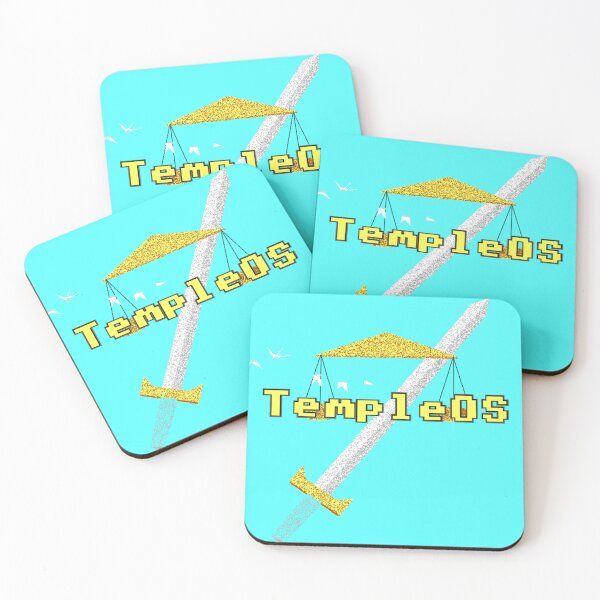 Item preview, TempleOS - Black Border & Sky designed and sold by DOS Games.