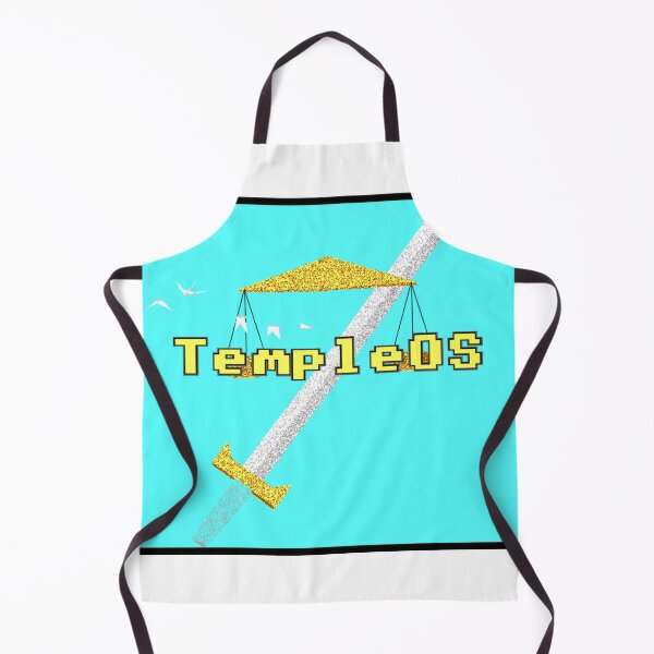 Item preview, TempleOS - Black Border & Sky designed and sold by DOS Games.