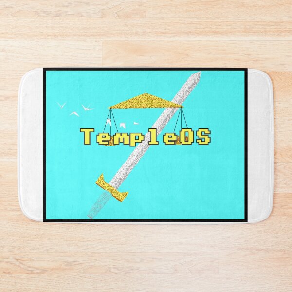 Item preview, TempleOS - Black Border & Sky designed and sold by DOS Games.