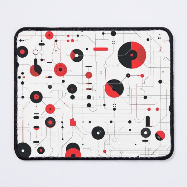 Item preview, Circuit board with red circles designed and sold by palmyst.
