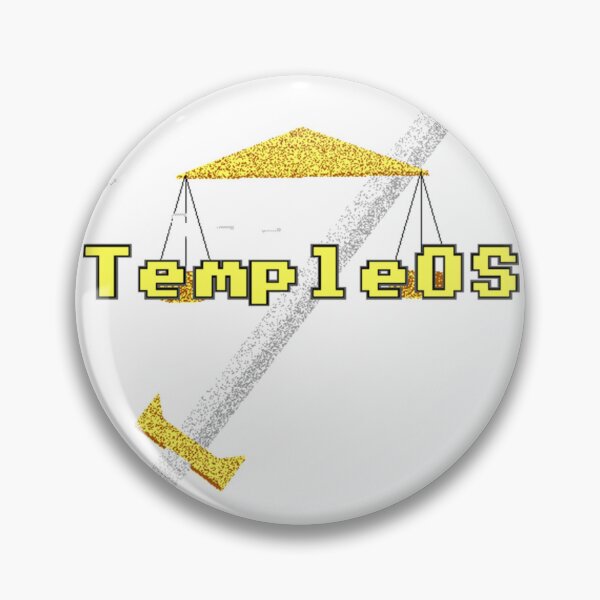 Item preview, TempleOS - Black Border designed and sold by DOS Games.