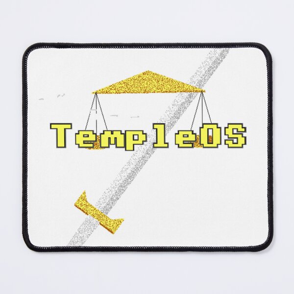 Item preview, TempleOS - Black Border designed and sold by DOS Games.