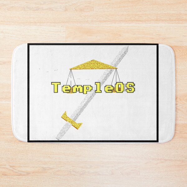 Item preview, TempleOS - Black Border designed and sold by DOS Games.