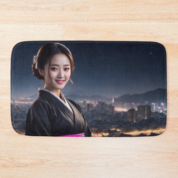 Item preview, Korean woman in black hanbok, Natioanal clothes  designed and sold by WhiteDoveArt.