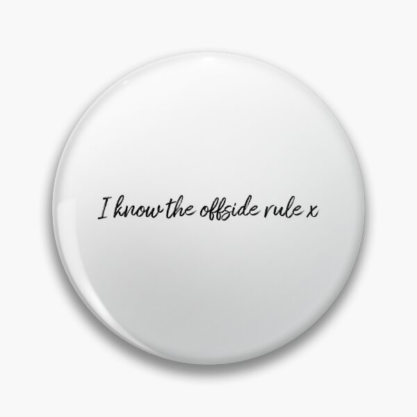Item preview, I Know The Offside Rule designed and sold by rbytgr.