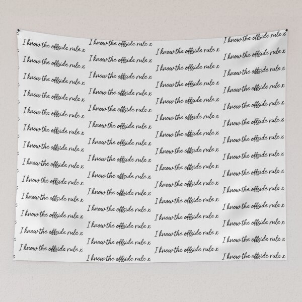 Item preview, I Know The Offside Rule designed and sold by rbytgr.