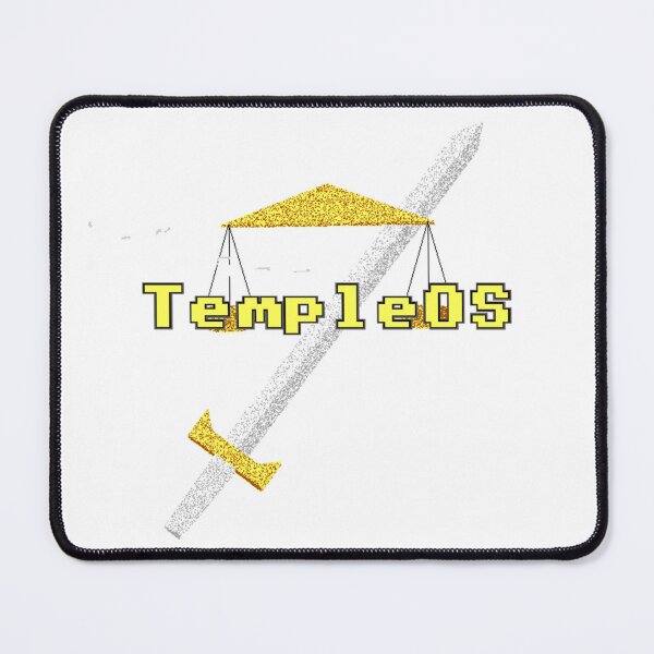 Item preview, TempleOS Logo designed and sold by DOS Games.