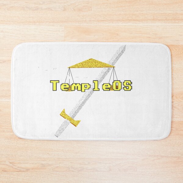 Item preview, TempleOS Logo designed and sold by DOS Games.