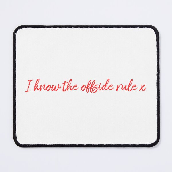 Item preview, I Know The Offside Rule - Red designed and sold by rbytgr.