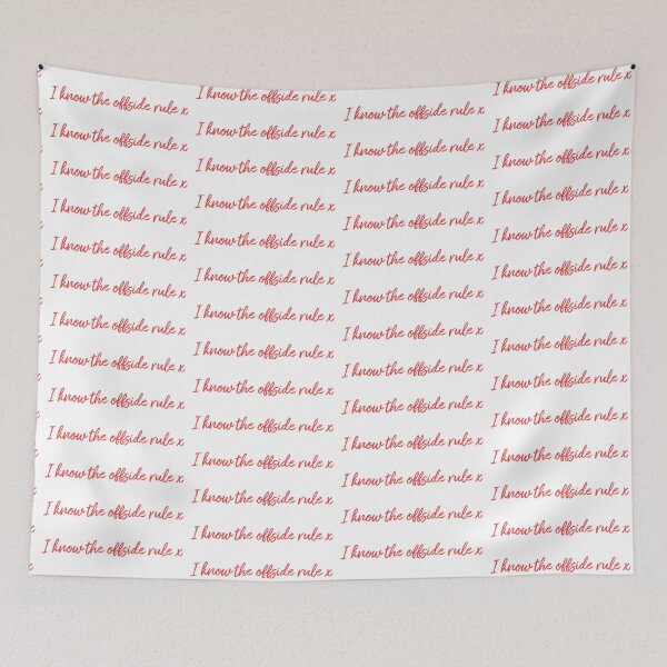 Item preview, I Know The Offside Rule - Red designed and sold by rbytgr.