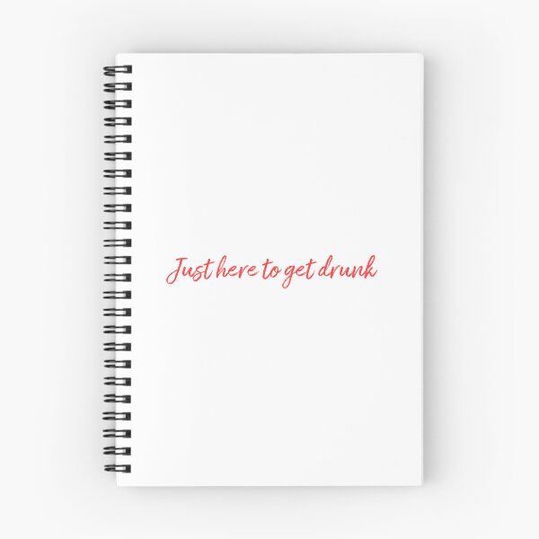 Item preview, Just Here To Get Drunk - Red designed and sold by rbytgr.