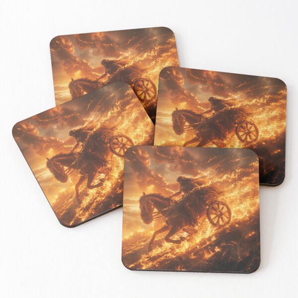 Item preview, Warrior in flaming chariot designed and sold by palmyst.
